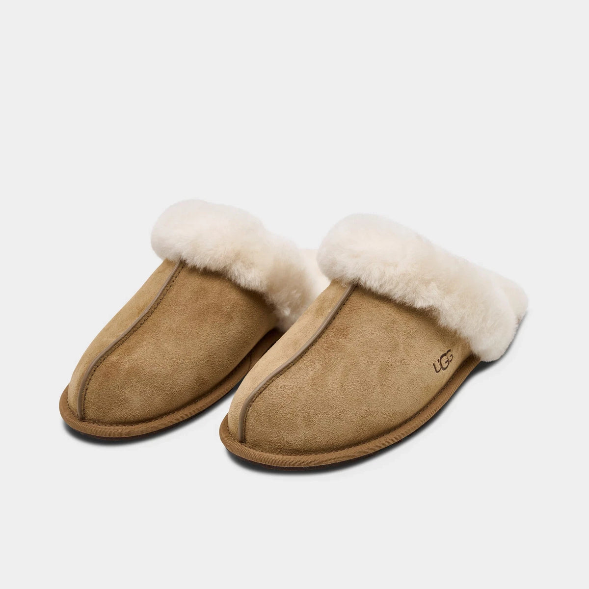 Women's Suede Sheepskin Slide Slipper