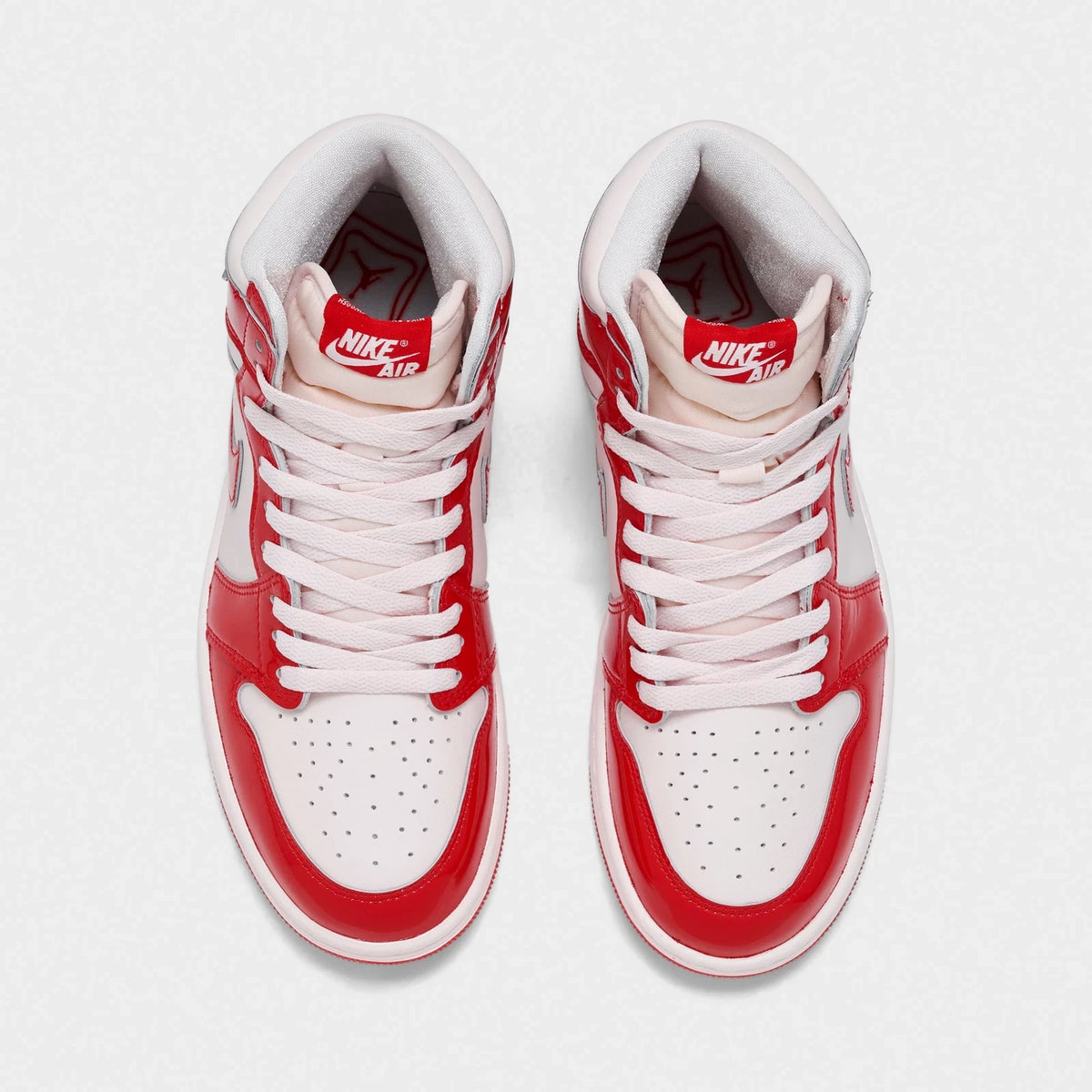 Women's Patent Leather High-Top Sneakers