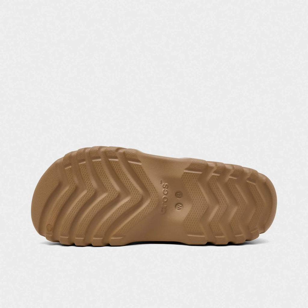 Suede Platform Mule - Tan