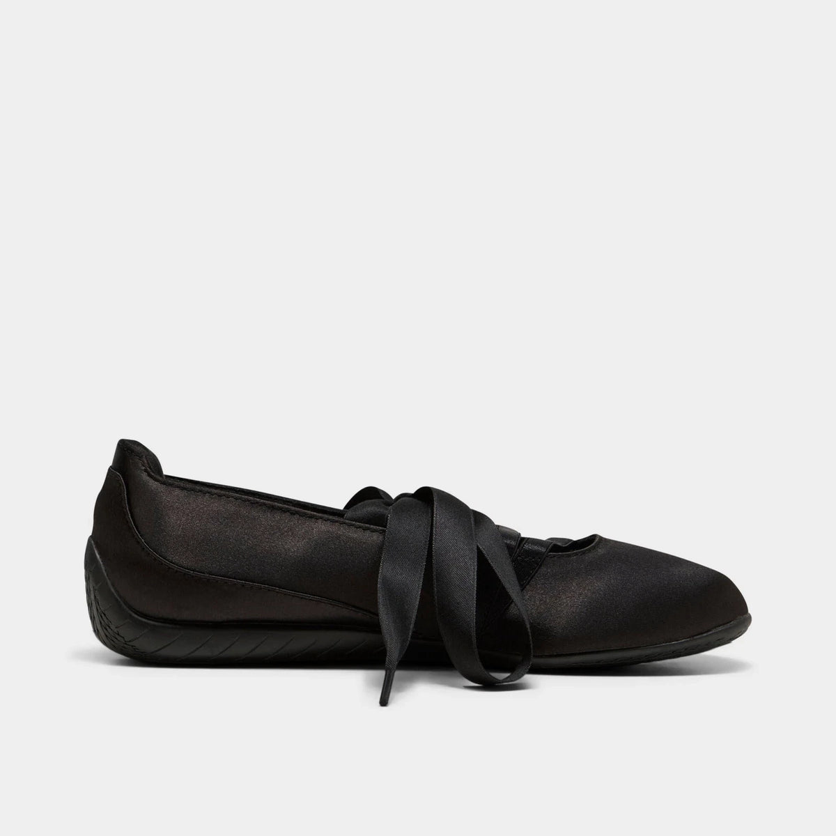 Women's Satin Ribbon Ballet-Inspired Sneakers