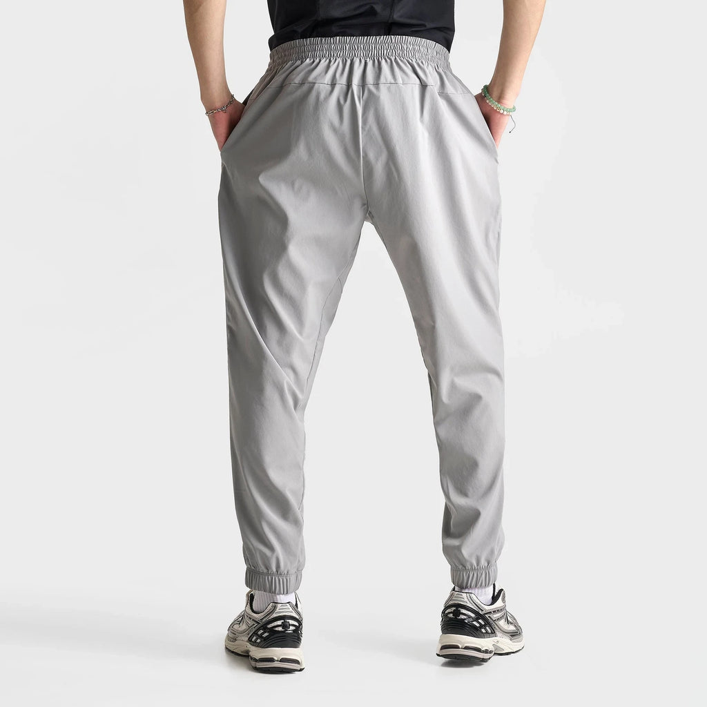 Men's Lightweight Woven Zip Pocket Jogger Pants