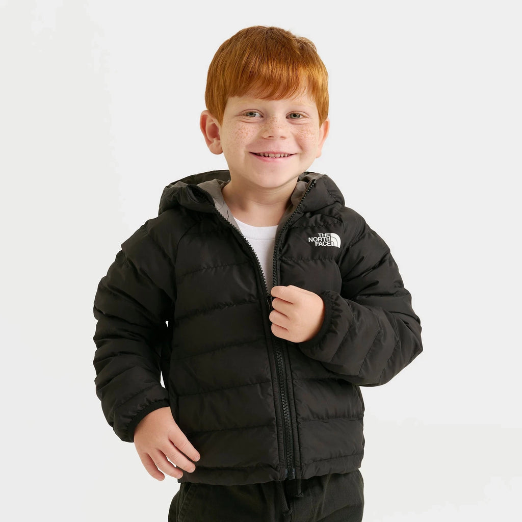 Toddler Reversible Hooded Jacket - Black