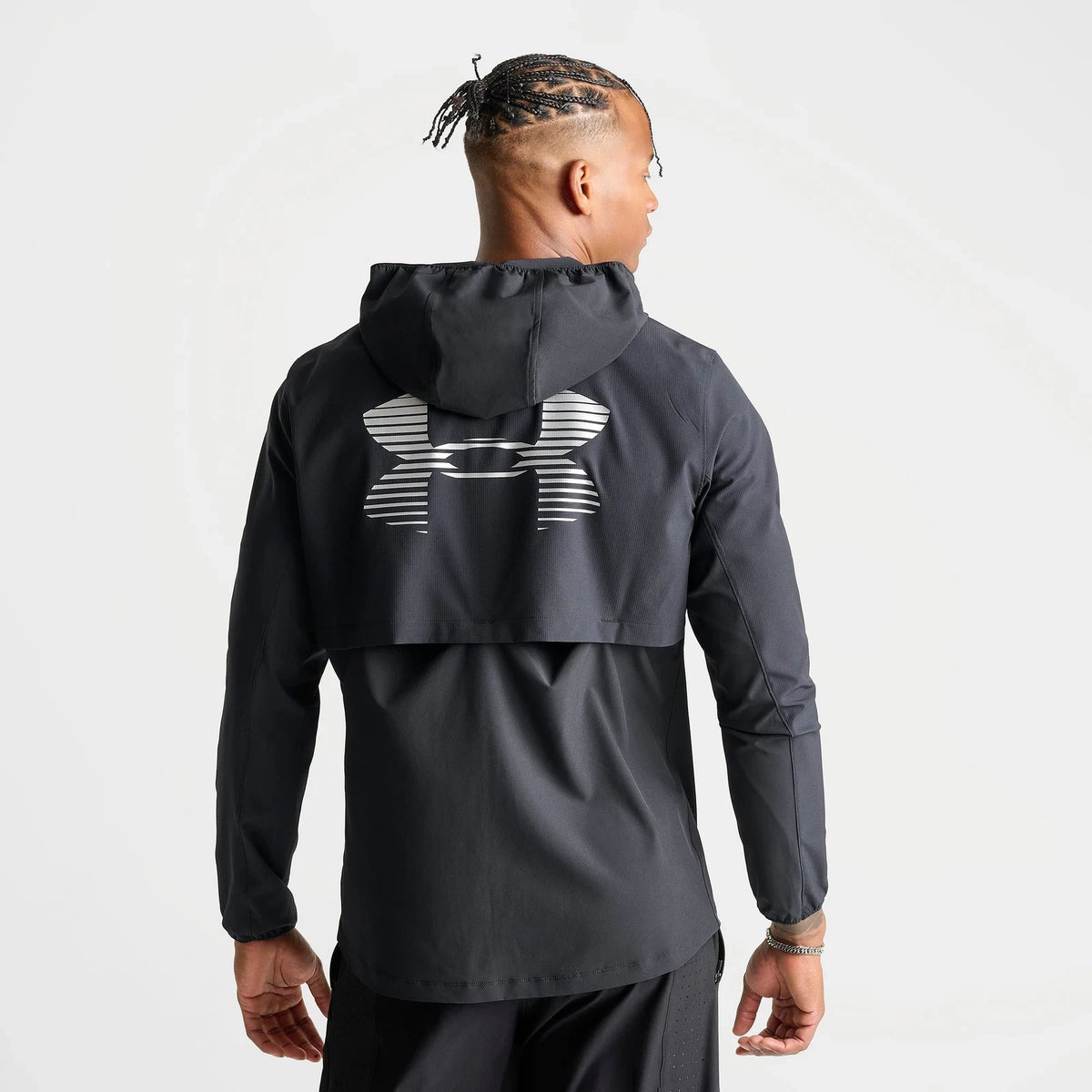 Men's Water-Repellent Full-Zip Running Jacket