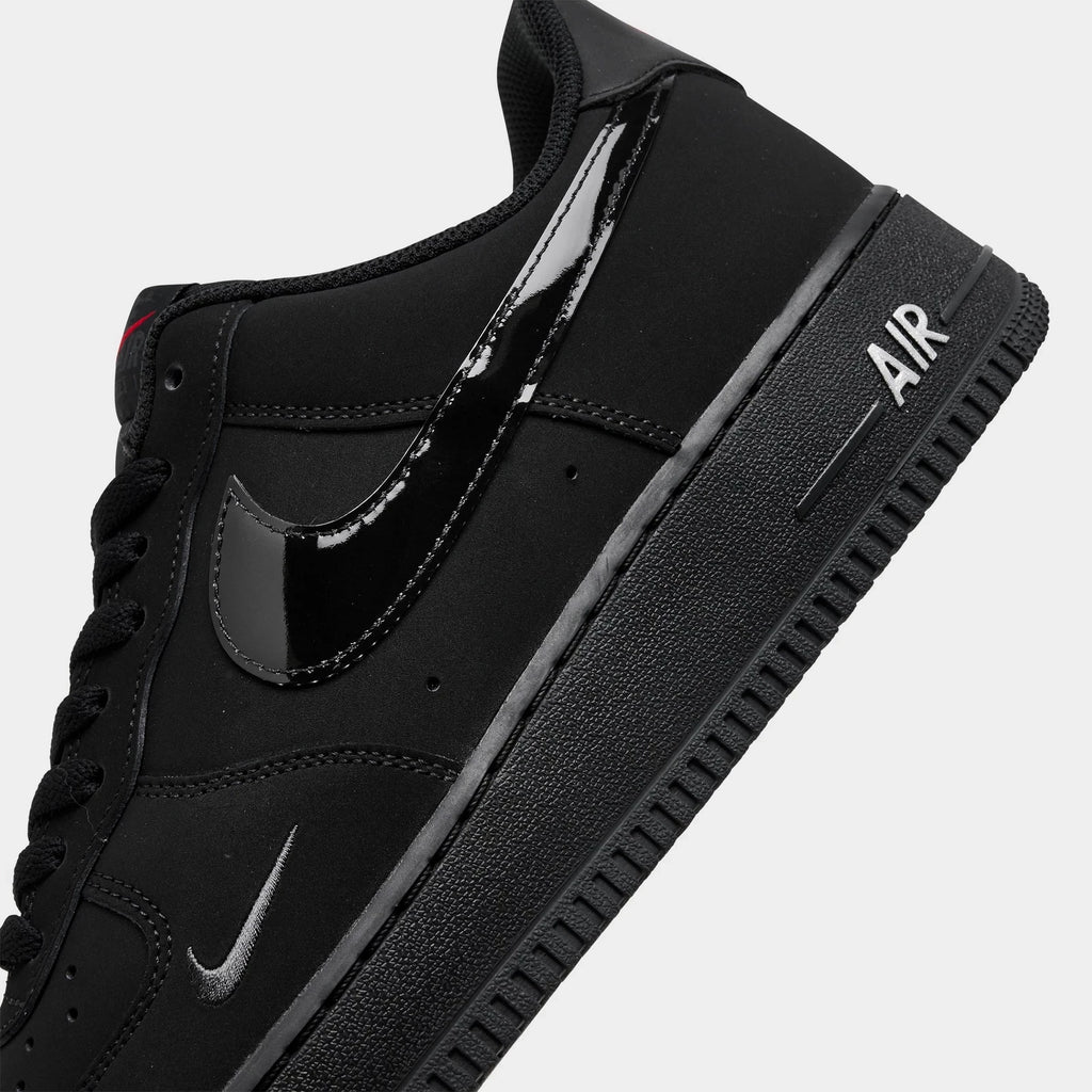 Men's Leather Low Top Sneaker - Black