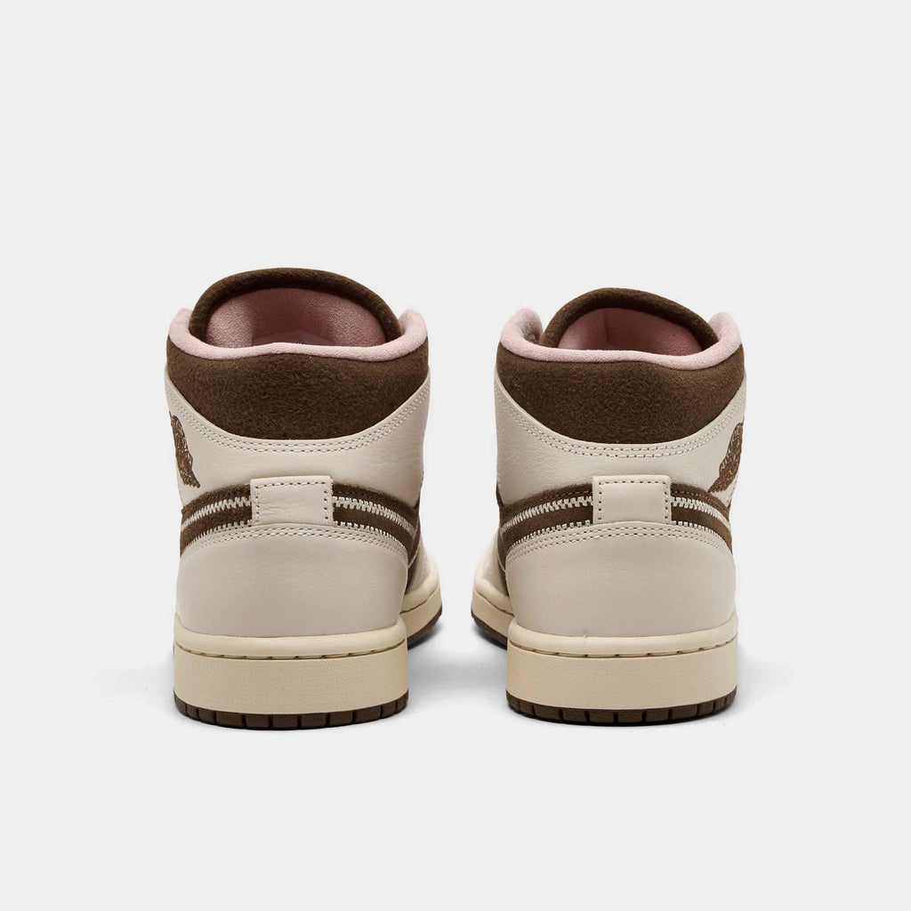 Women's Mid-Top Textile & Leather Sneakers