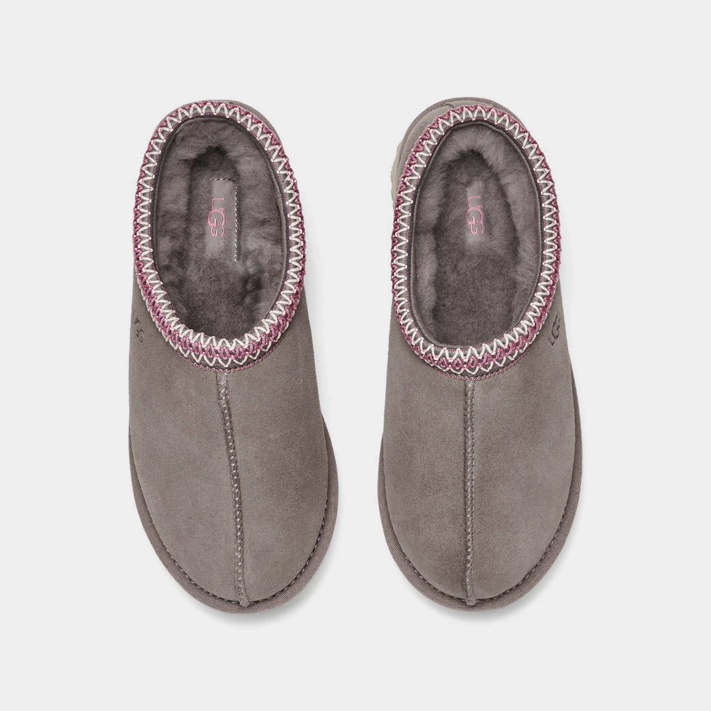 Women's Suede Backless Slippers - Black