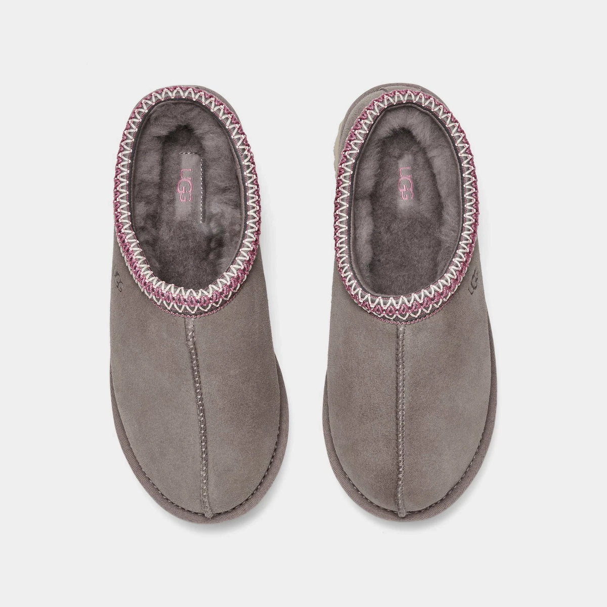 Women's Suede Backless Slippers - Black