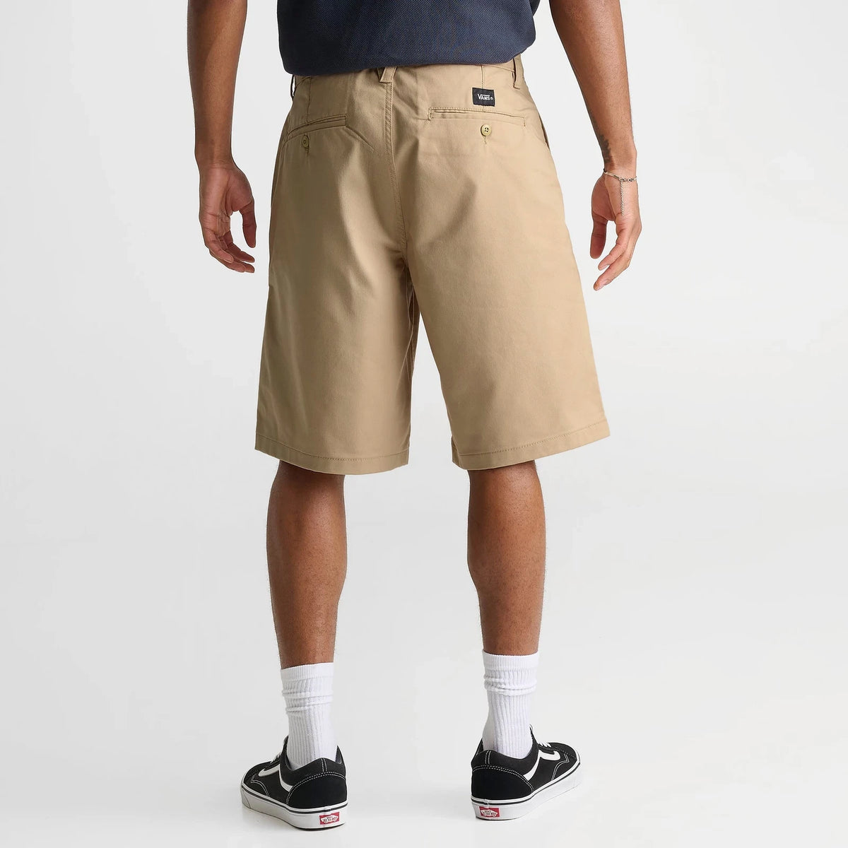 Men's Relaxed Stretch Chino Shorts - Black