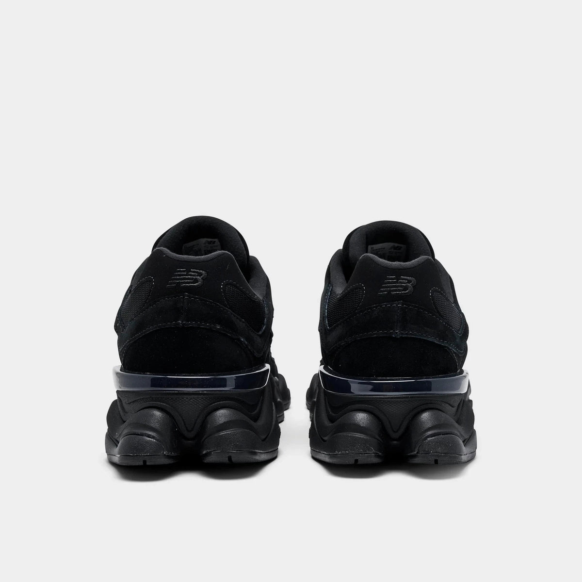 Men's Suede And Mesh Casual Sneakers - Black
