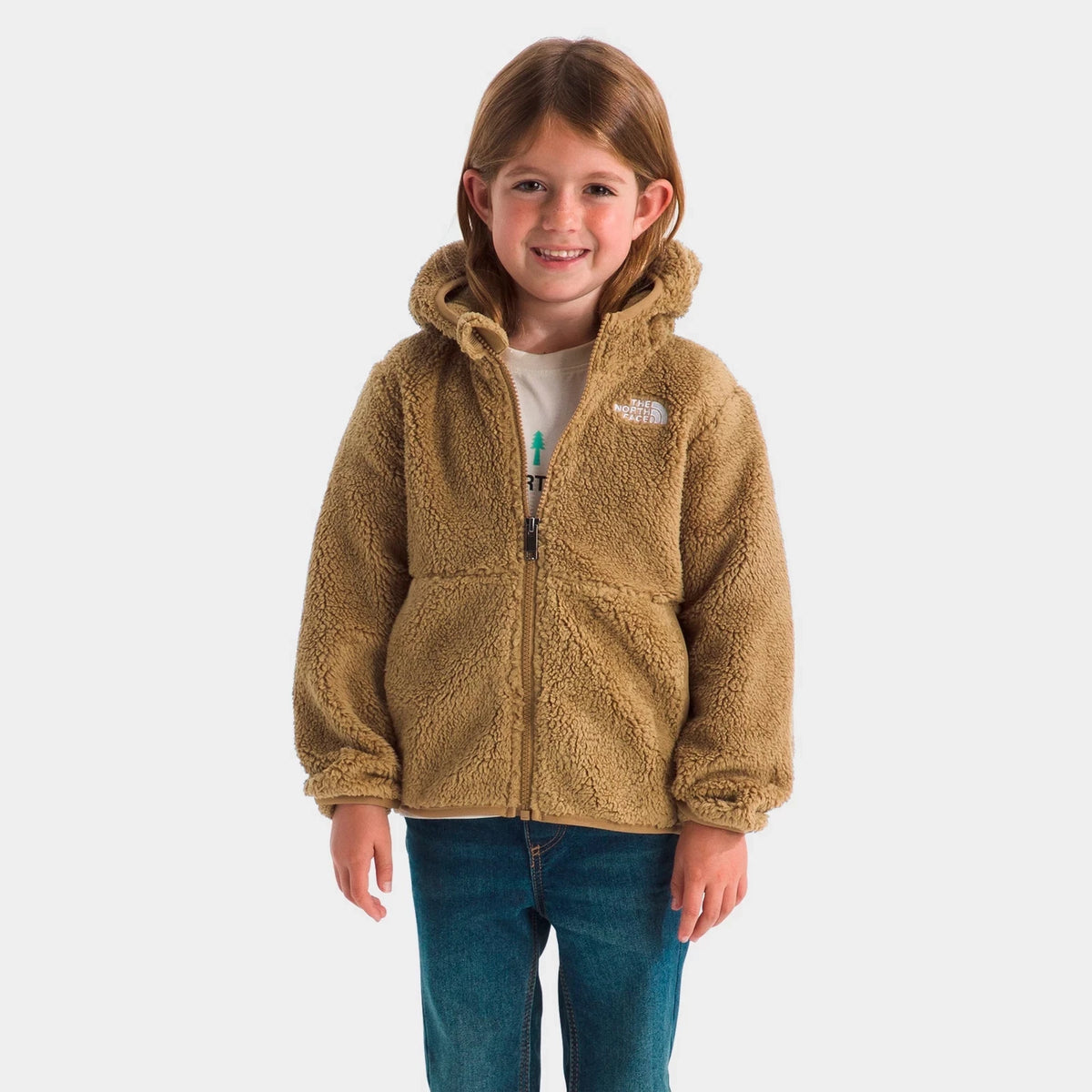 Toddler Fleece Hoodie With Bear Ears