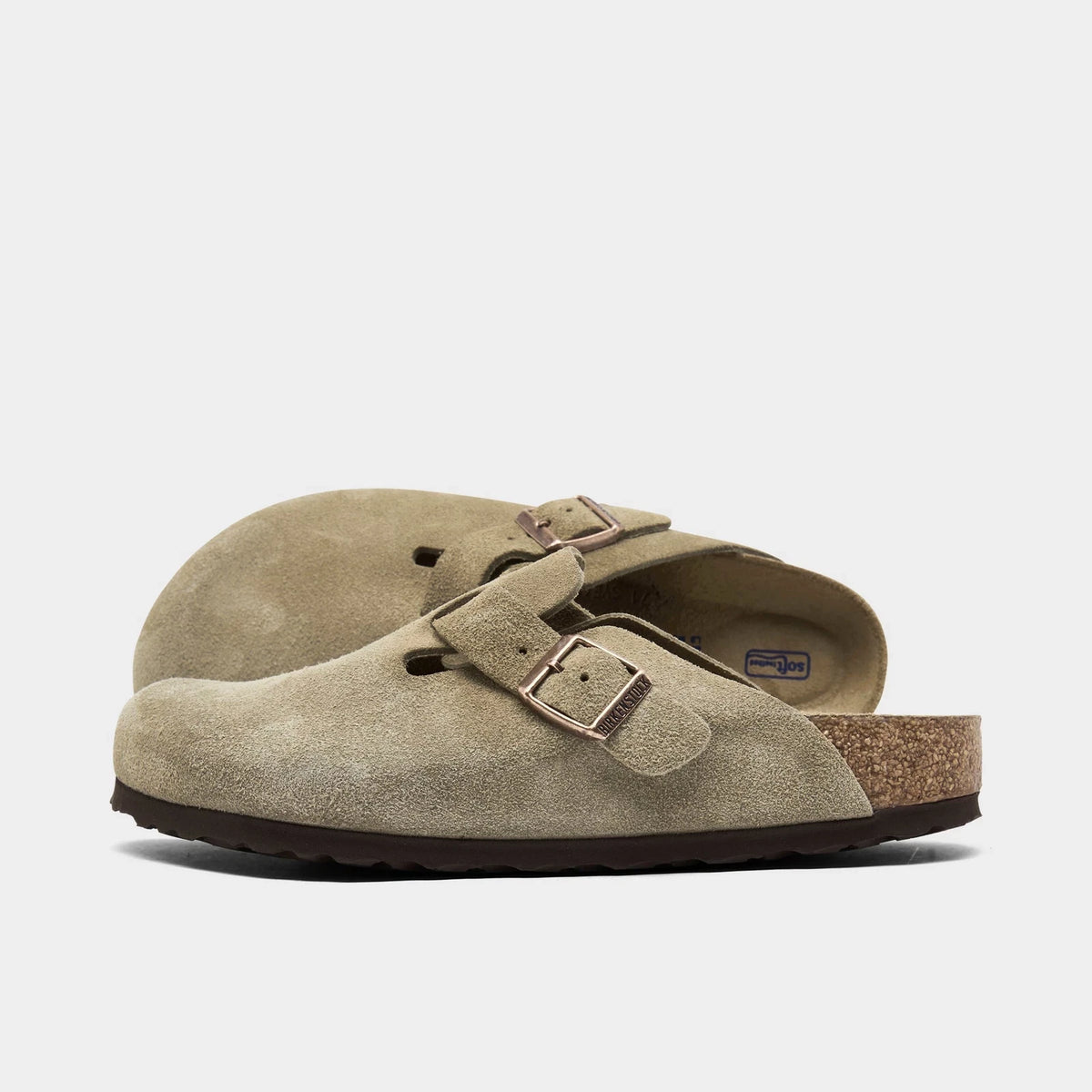 Women's Suede Soft Footbed Clogs