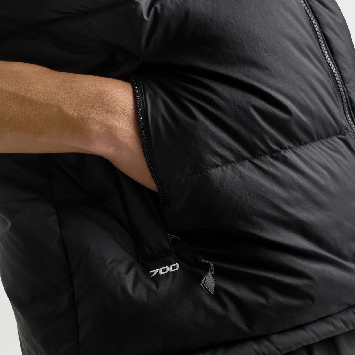 Men's Down Puffer Vest - Black