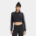 Women's Cropped Doubleknit Full-Zip Track Top