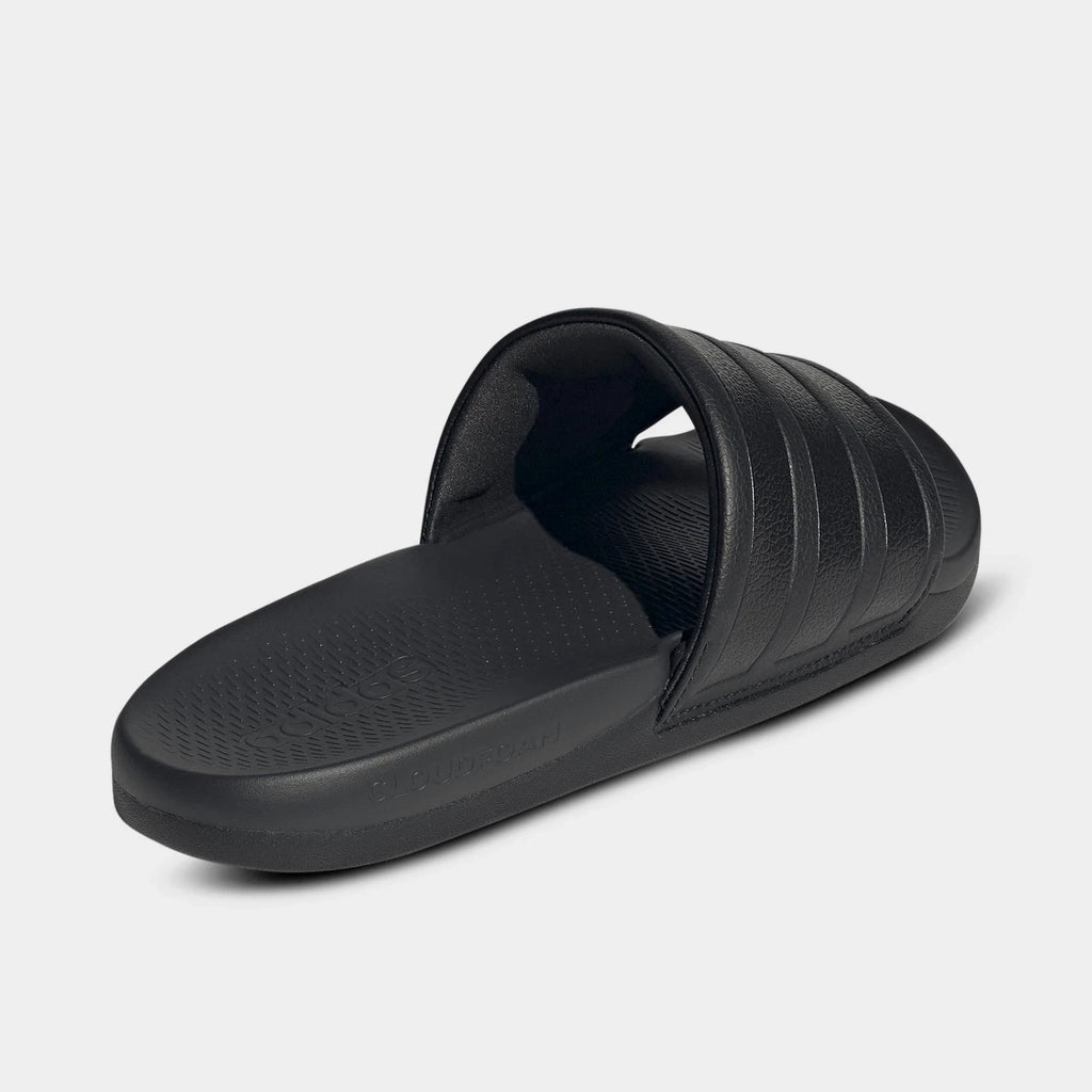 Women's Cushioned Slide Sandals - Black