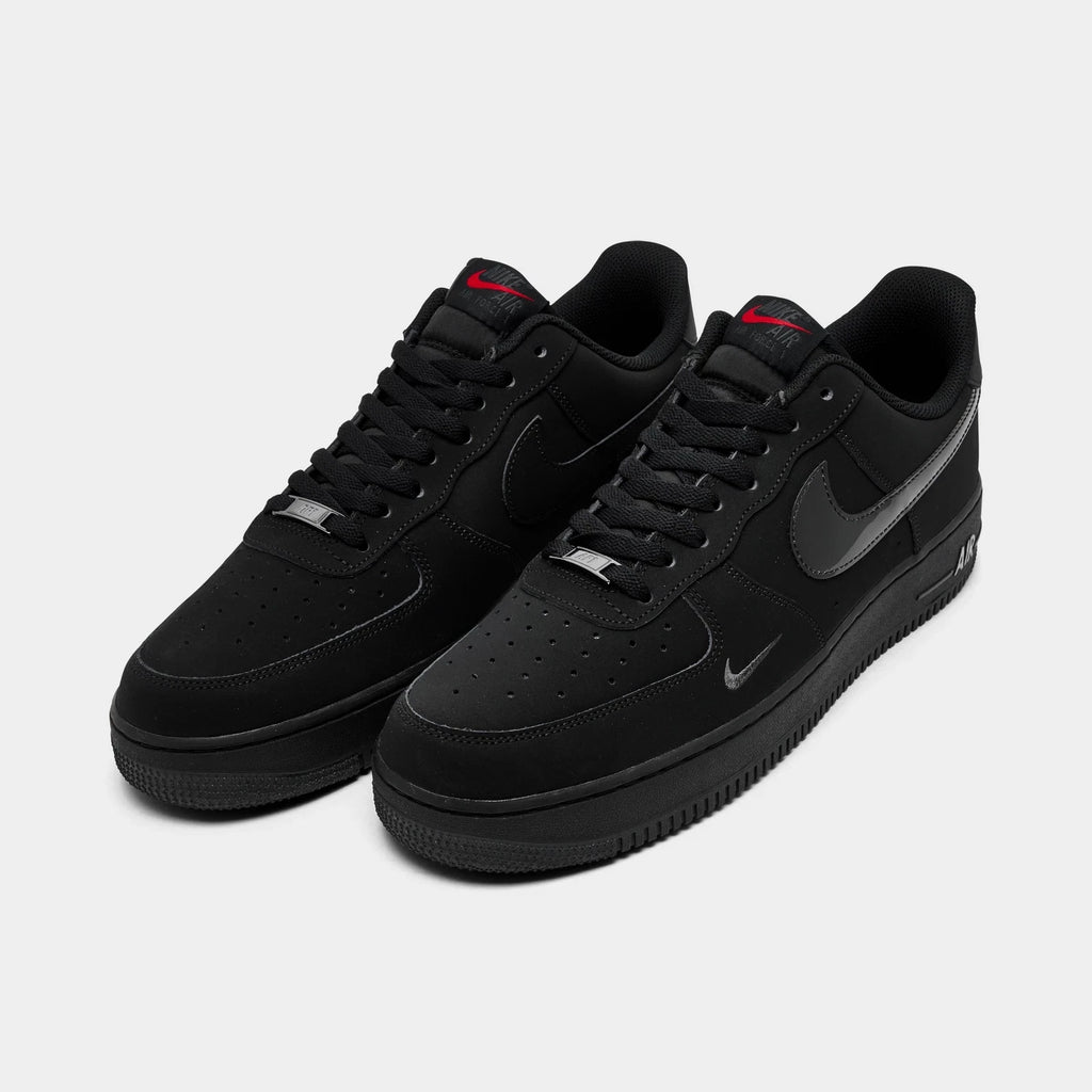 Men's Leather Low Top Sneaker - Black