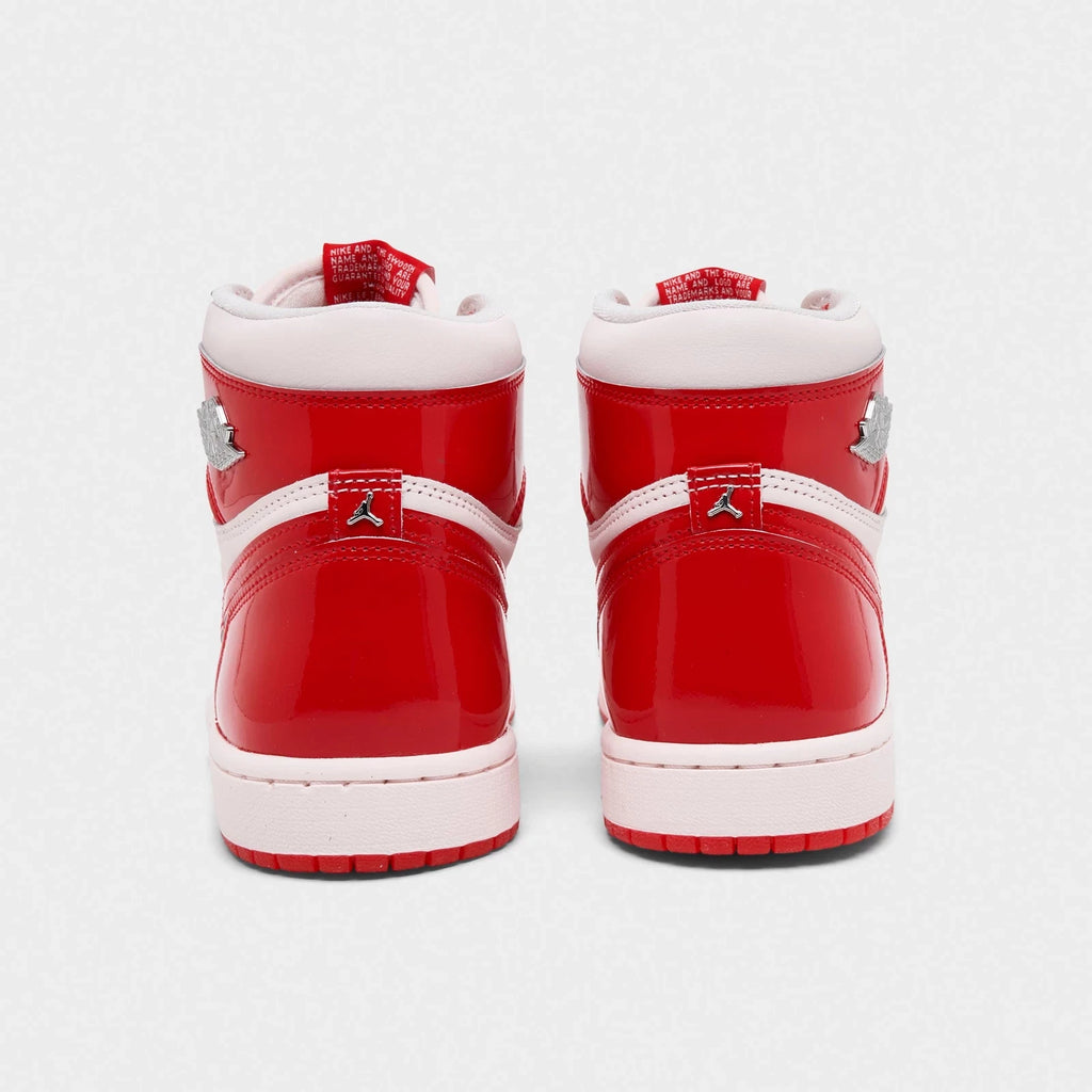 Women's Patent Leather High-Top Sneakers