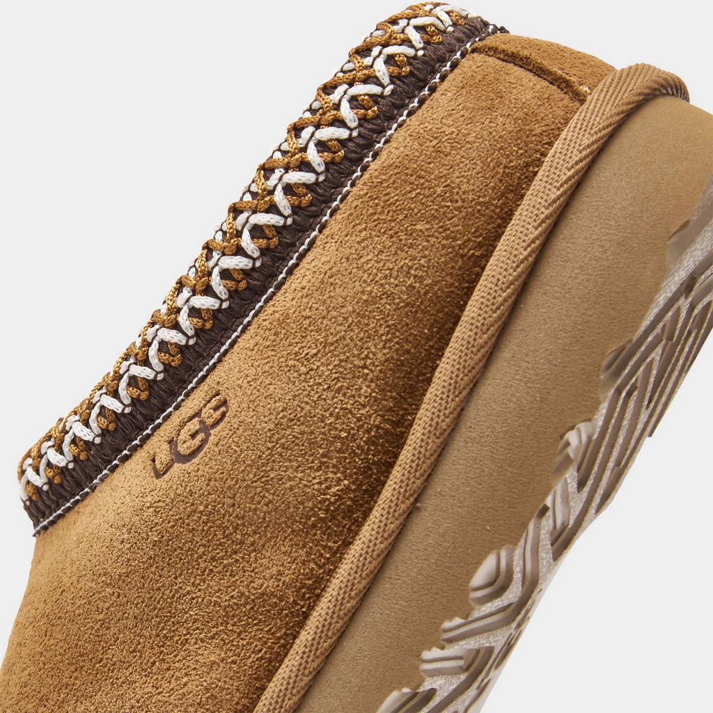 Toddler Suede Slip-On Slippers - Chestnut
