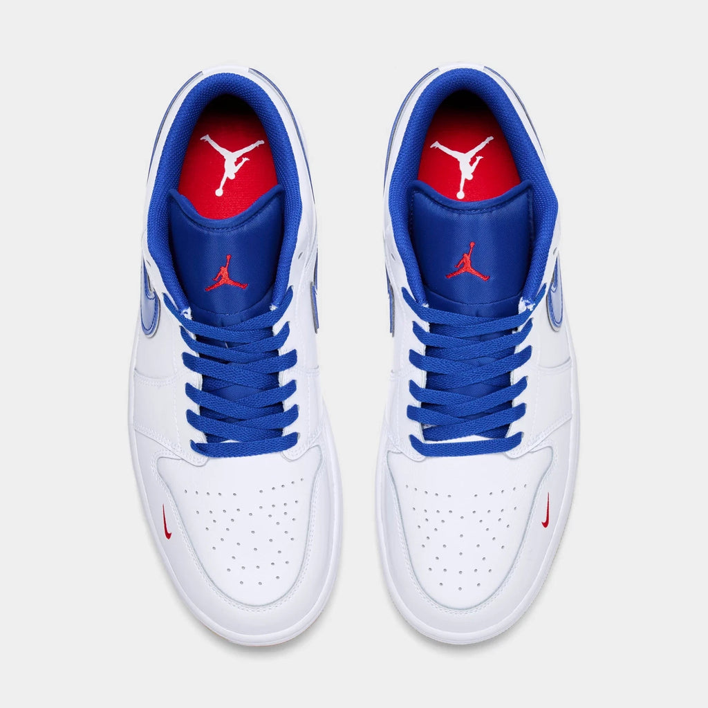 Men's Leather And Suede Low Top Sneakers