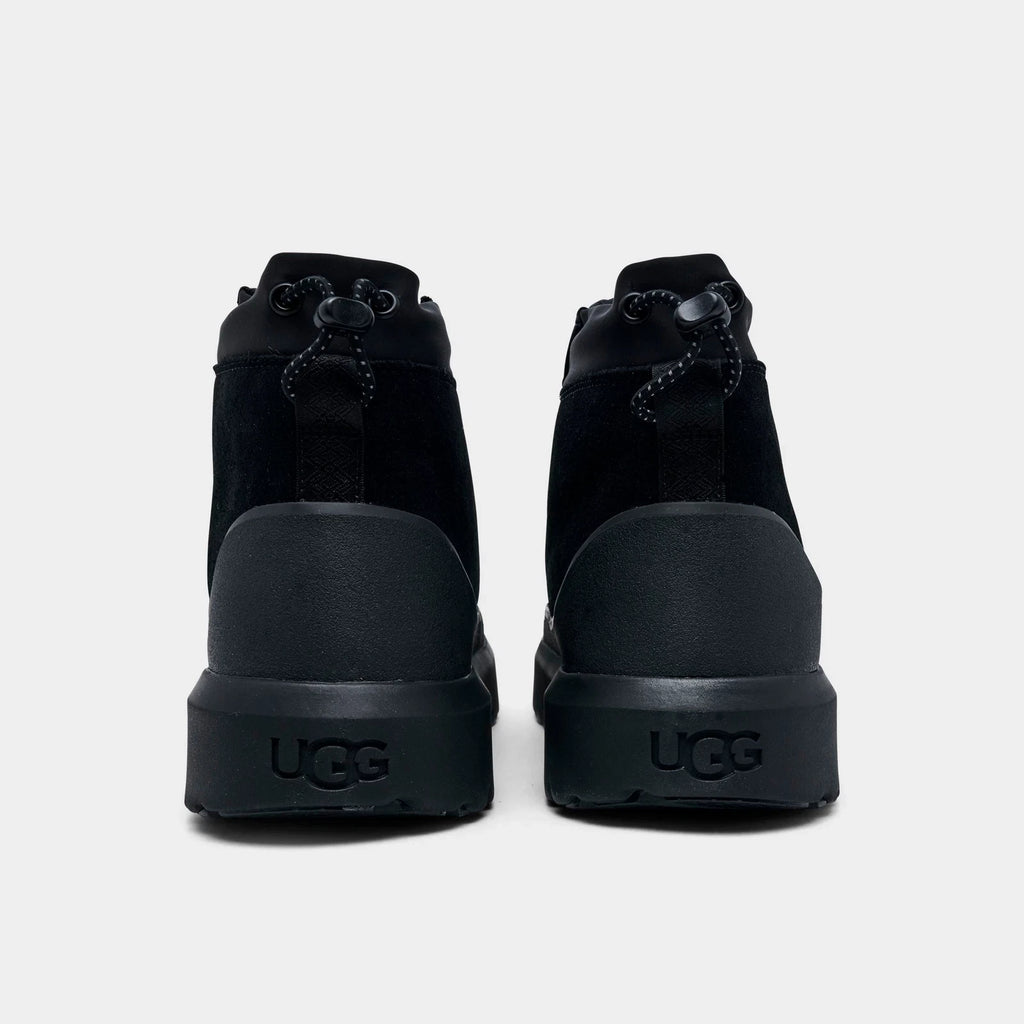 Men's Waterproof Suede Chukka Boots - Black