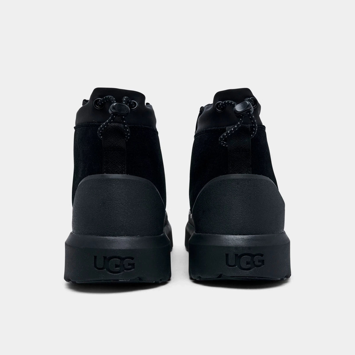 Men's Waterproof Suede Chukka Boots - Black