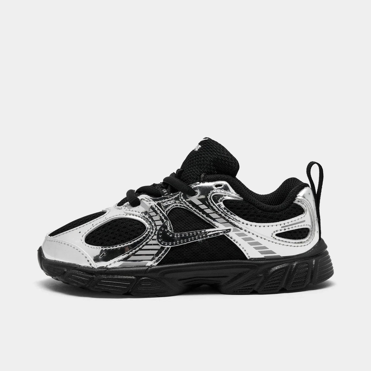 Toddler Mesh Stretch-Lace Sneaker - Black