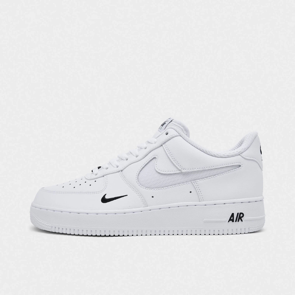 Men's Leather Mesh Low-Top Court Sneaker
