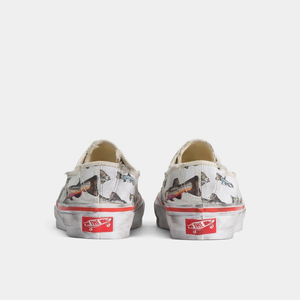 Canvas Fish Print Convertible Sneaker