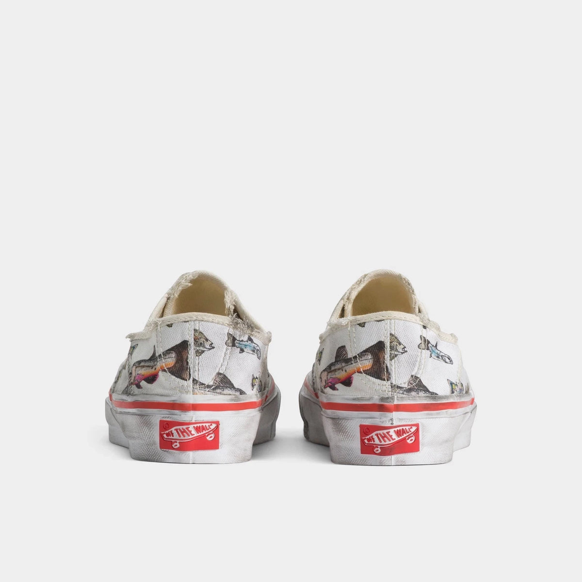 Canvas Fish Print Convertible Sneaker