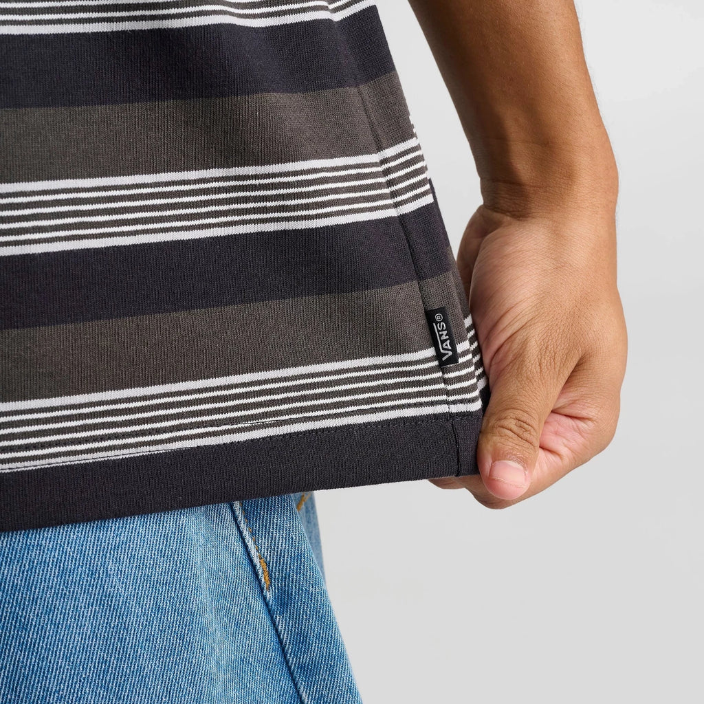 Men's Cotton Striped Crewneck T-Shirt