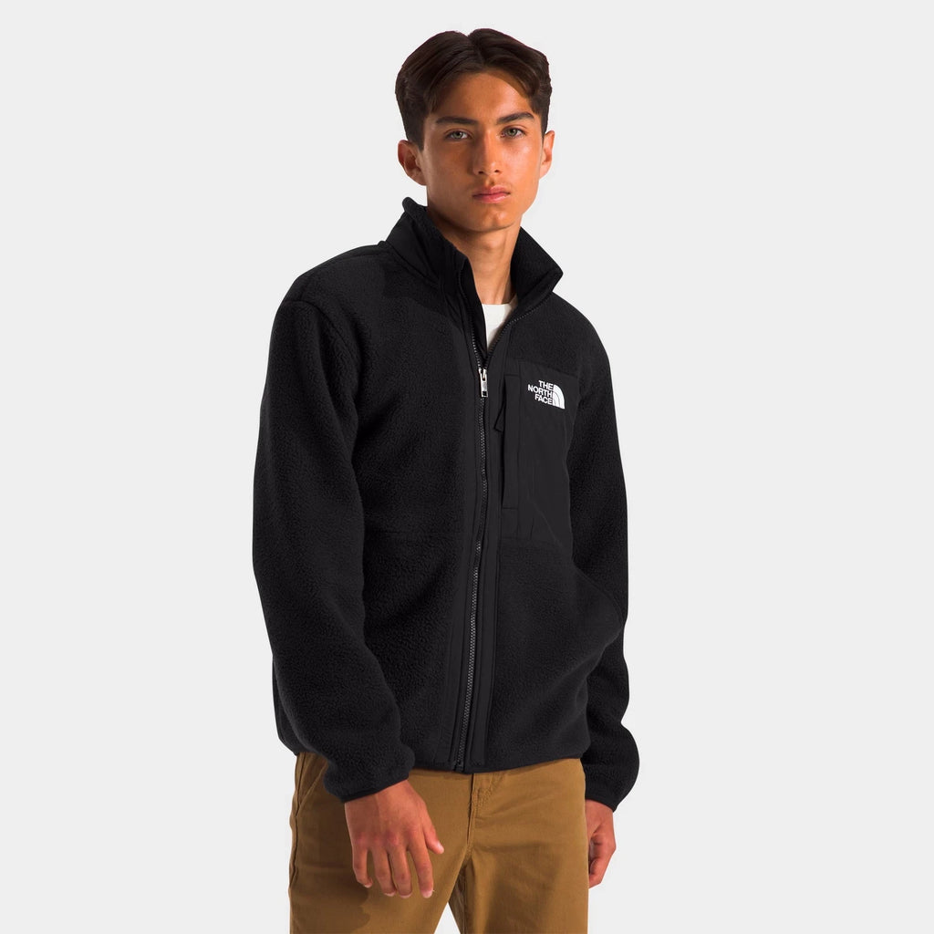 Boys' High-Pile Fleece Full-Zip Jacket