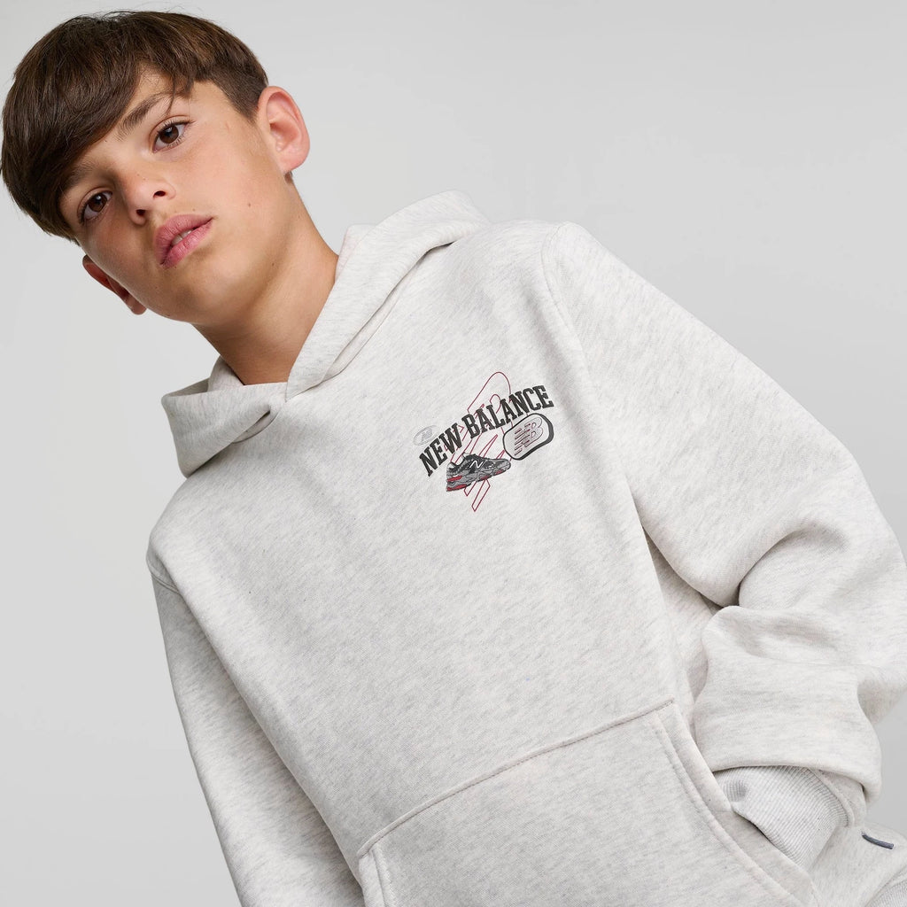 Big Kids' Graphic Fleece Pullover Hoodie