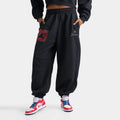 Women's Brushed Fleece Jogger Pants - Black