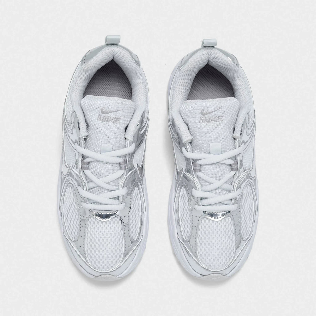 Little Kids' Mesh Stretch-Lace Sneaker - White