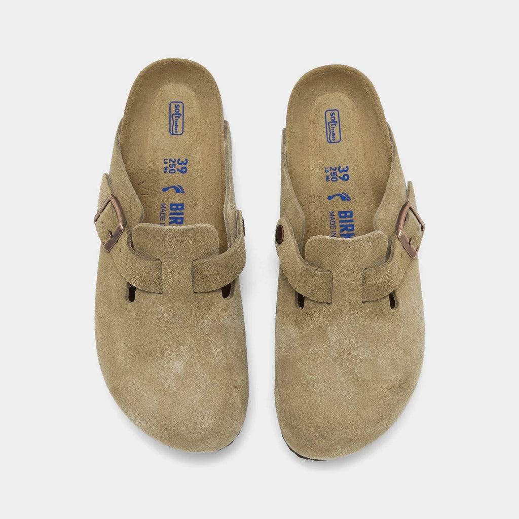 Women's Suede Soft Footbed Clogs