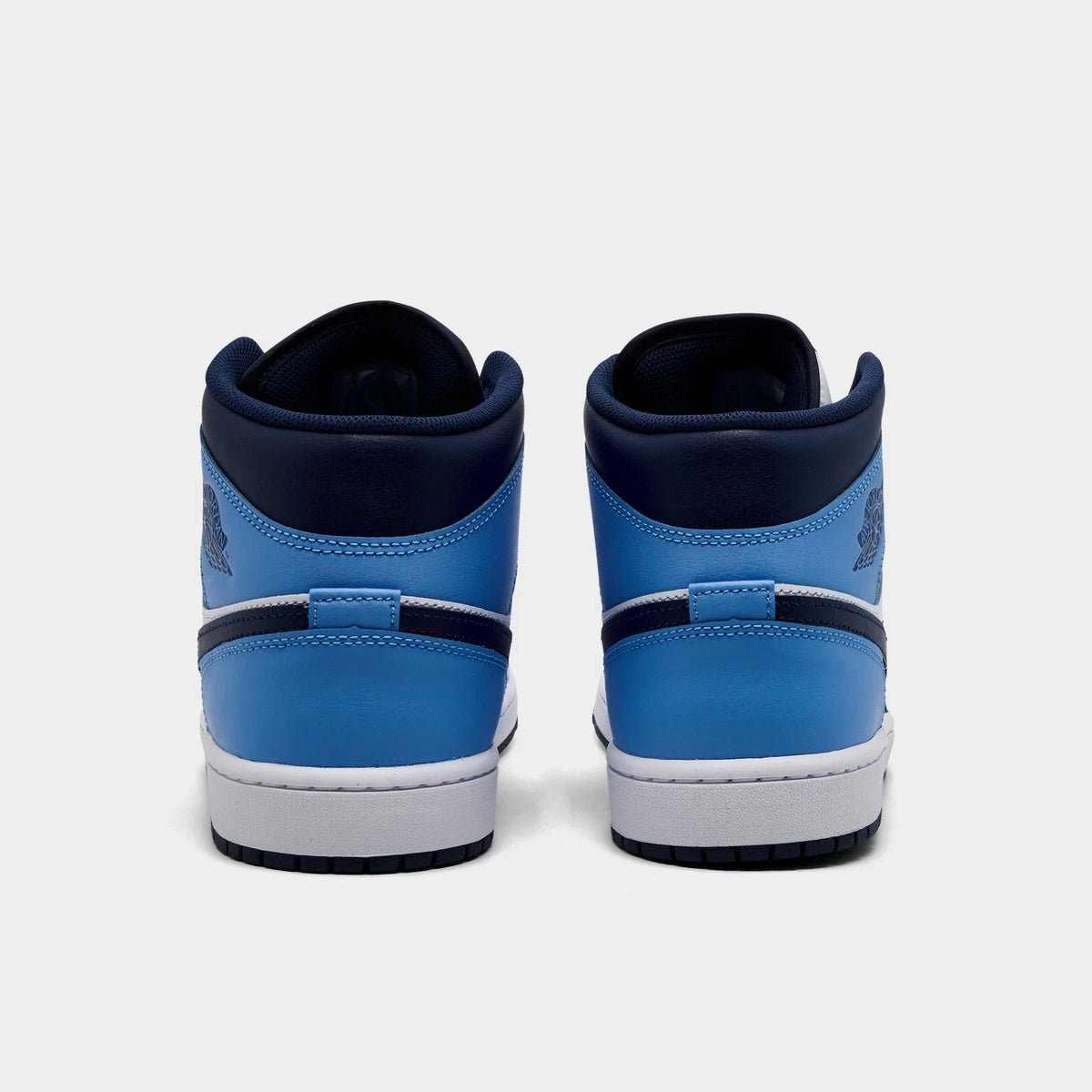 Men's Leather Mid-Top Casual Sneakers