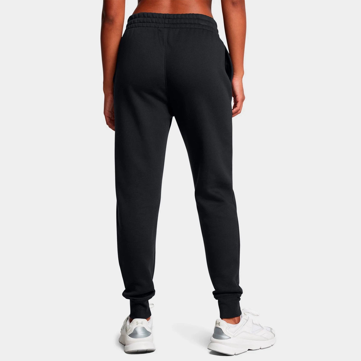 Women's Brushed Fleece Jogger Pants - Black