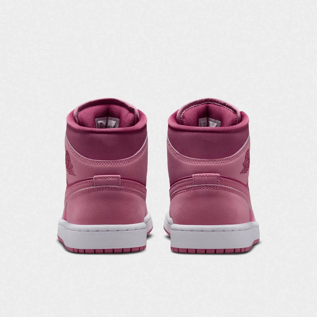 Women's Leather Mid-Top Casual Sneakers