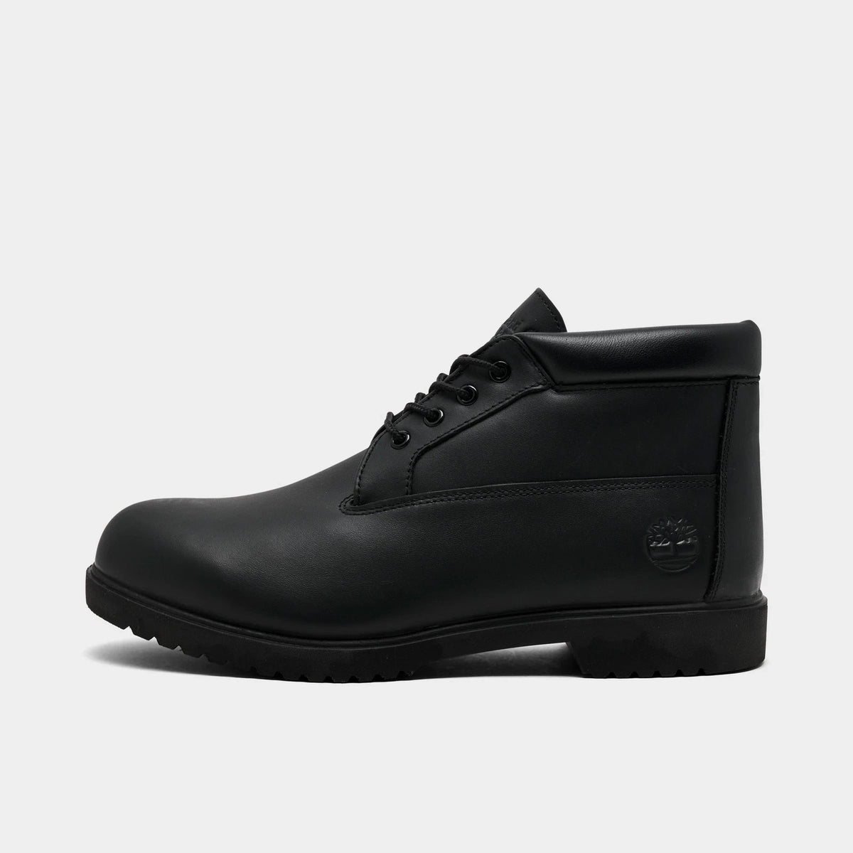 Men's Waterproof Leather Chukka Boots - Black