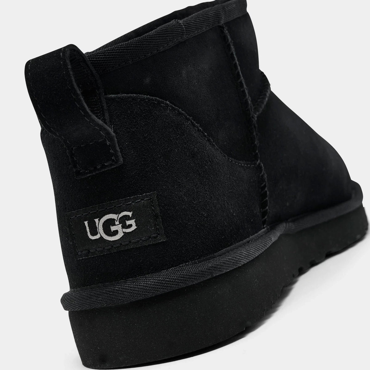 Men's Sheepskin Ankle Boots - Black