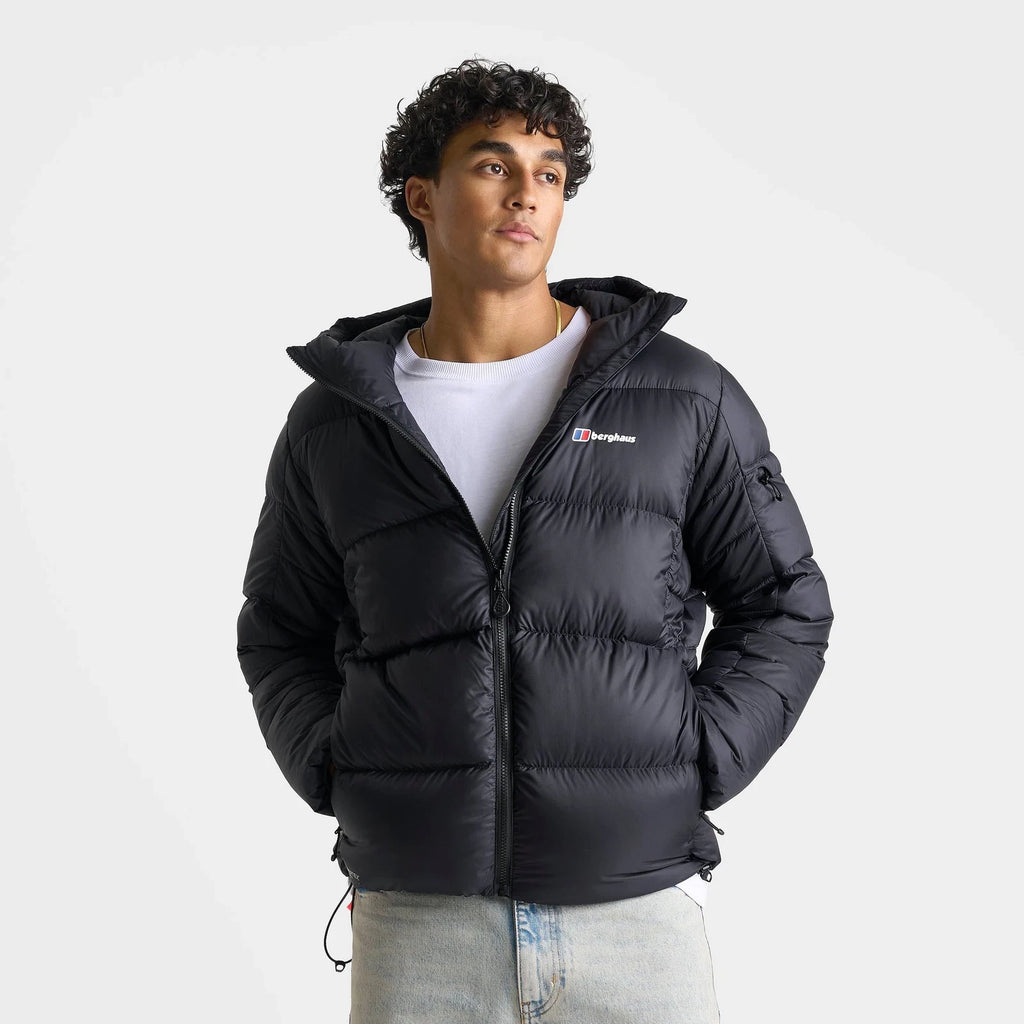 Men's Down Insulated Hooded Puffer Jacket