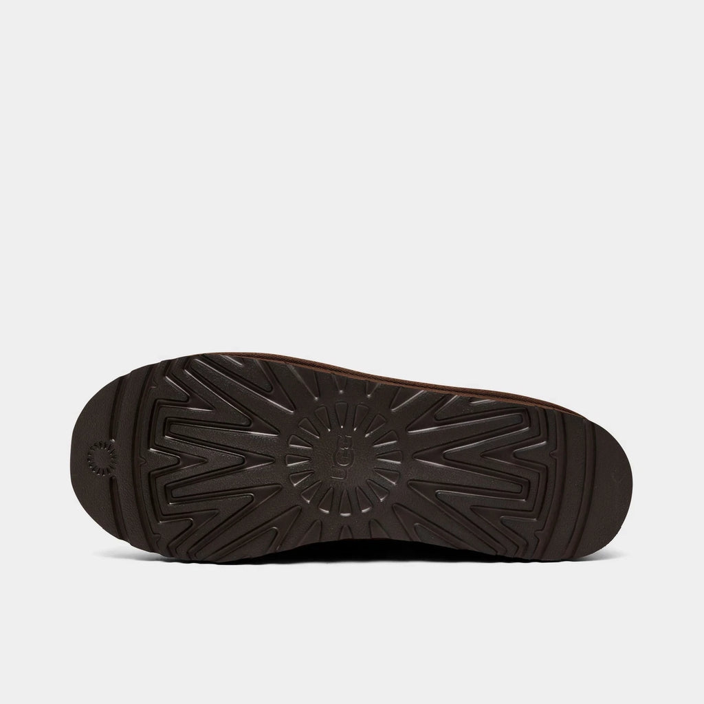 Men's Embroidered Suede Slip-On Slippers