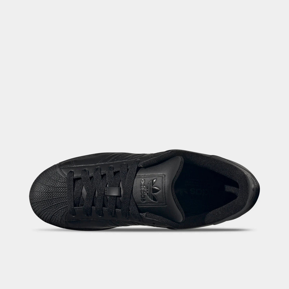 Men's Leather Shell Toe Sneaker - Black