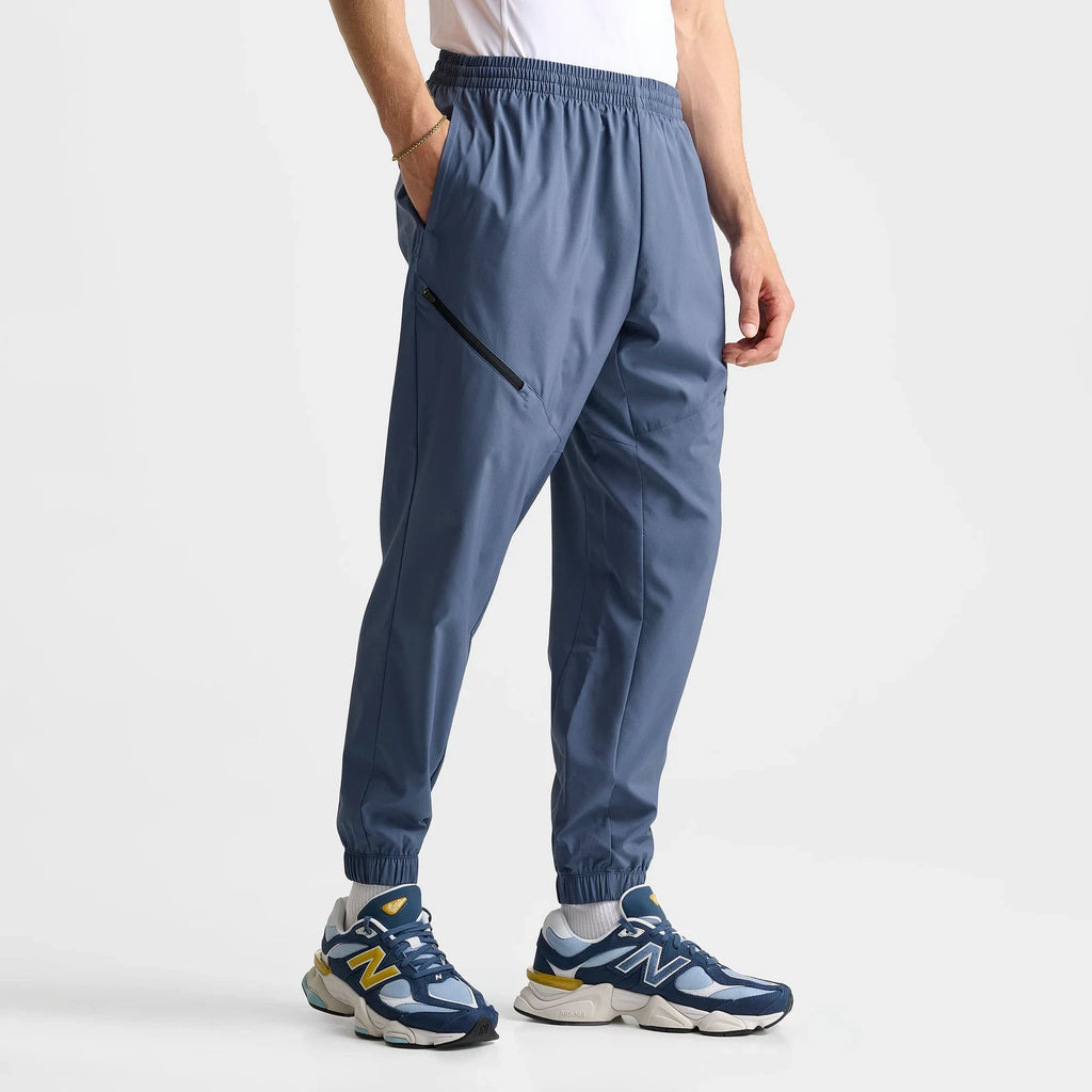 Men's Woven Zip-Pocket Jogger Pants