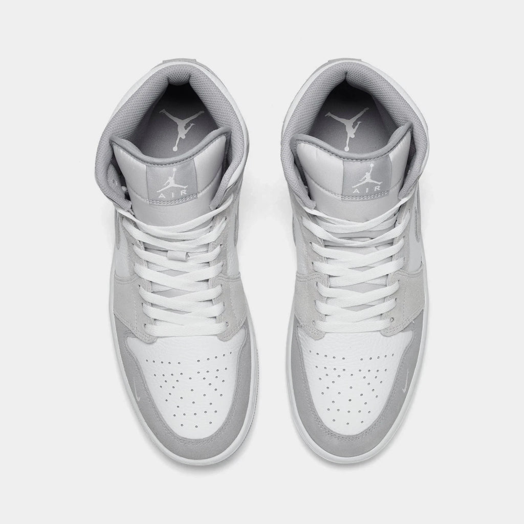 Men's Leather Mid-Top Sneakers