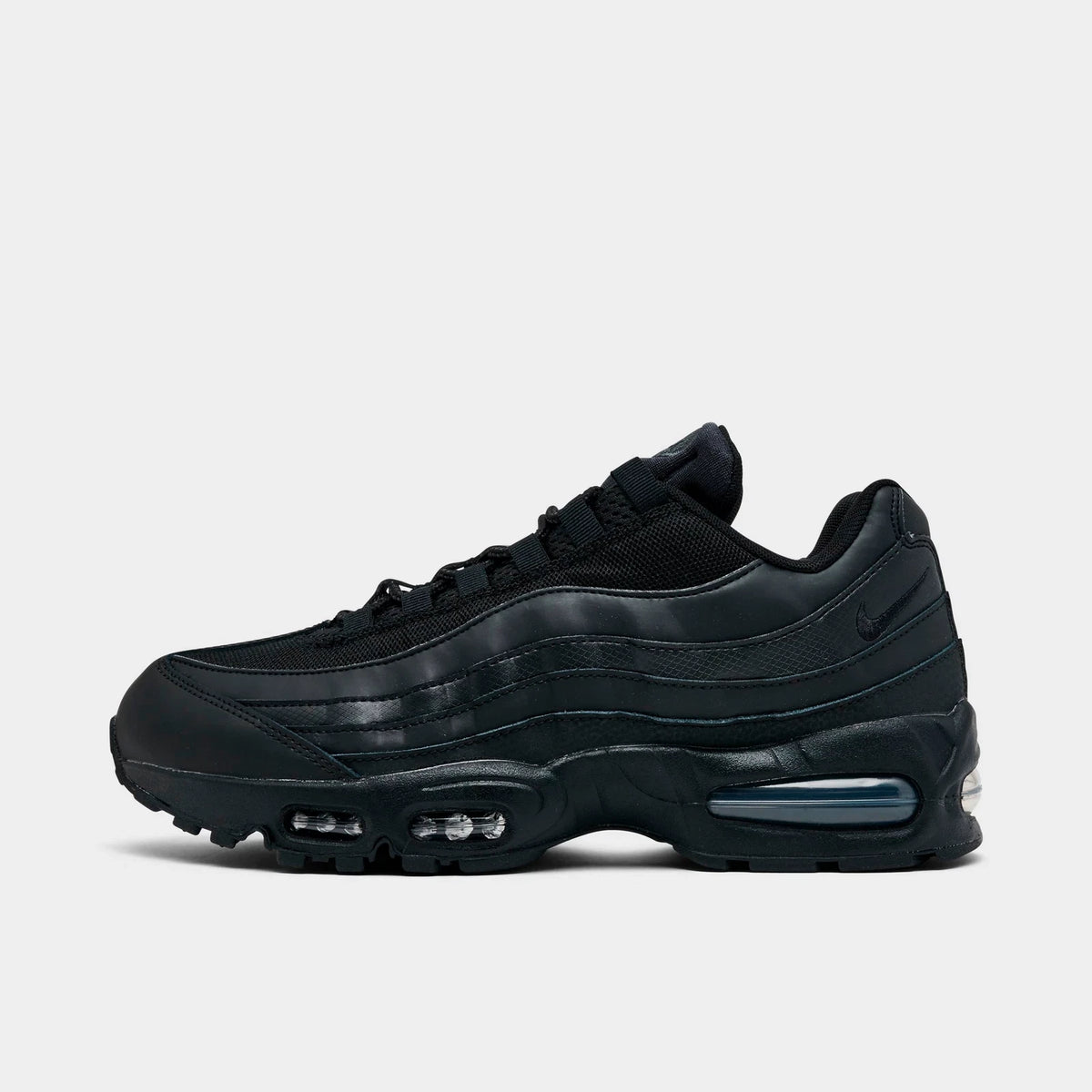 Men's Layered Leather Mesh Sneakers