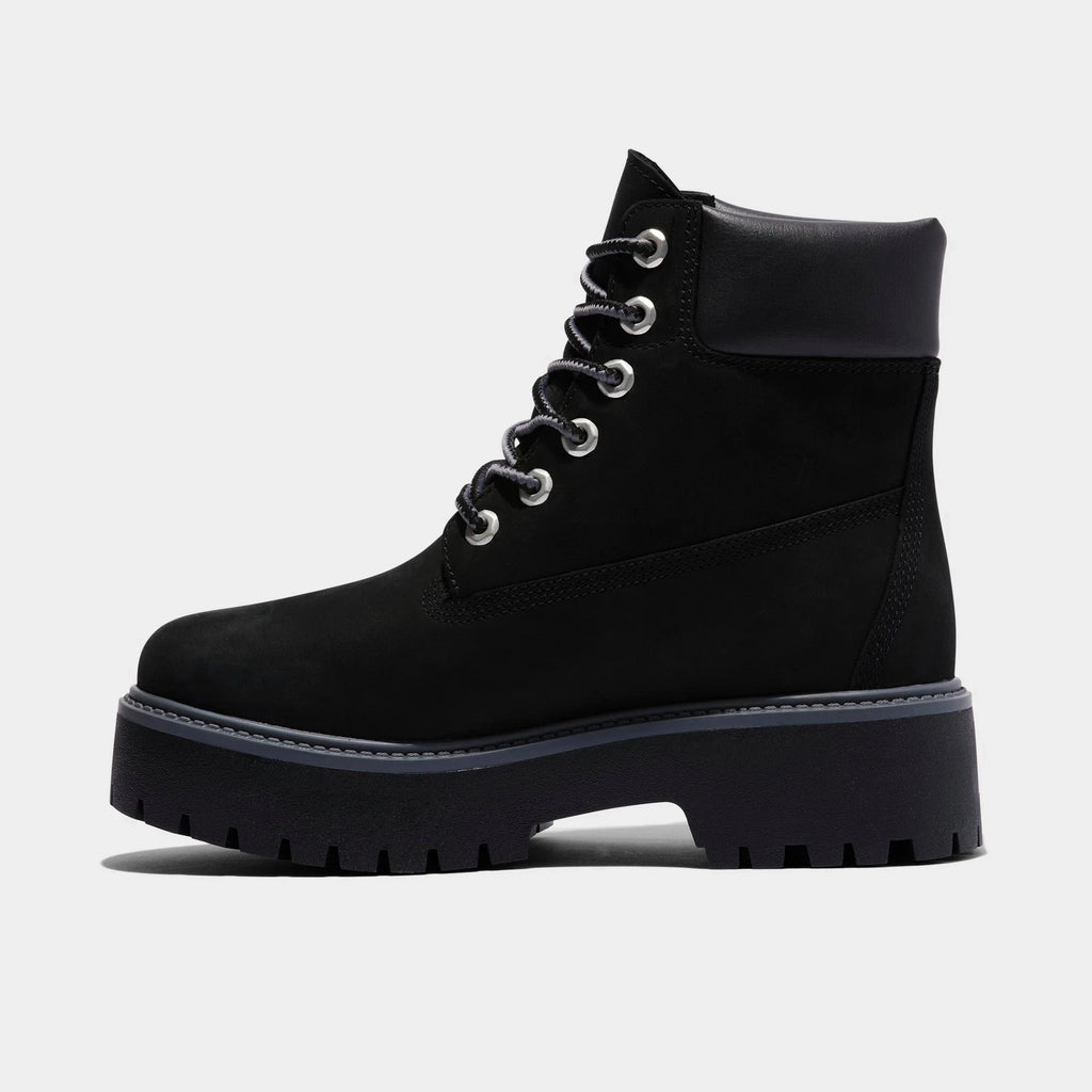 Women's Waterproof Platform Boots - Black