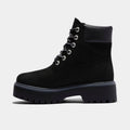 Women's Waterproof Platform Boots - Black
