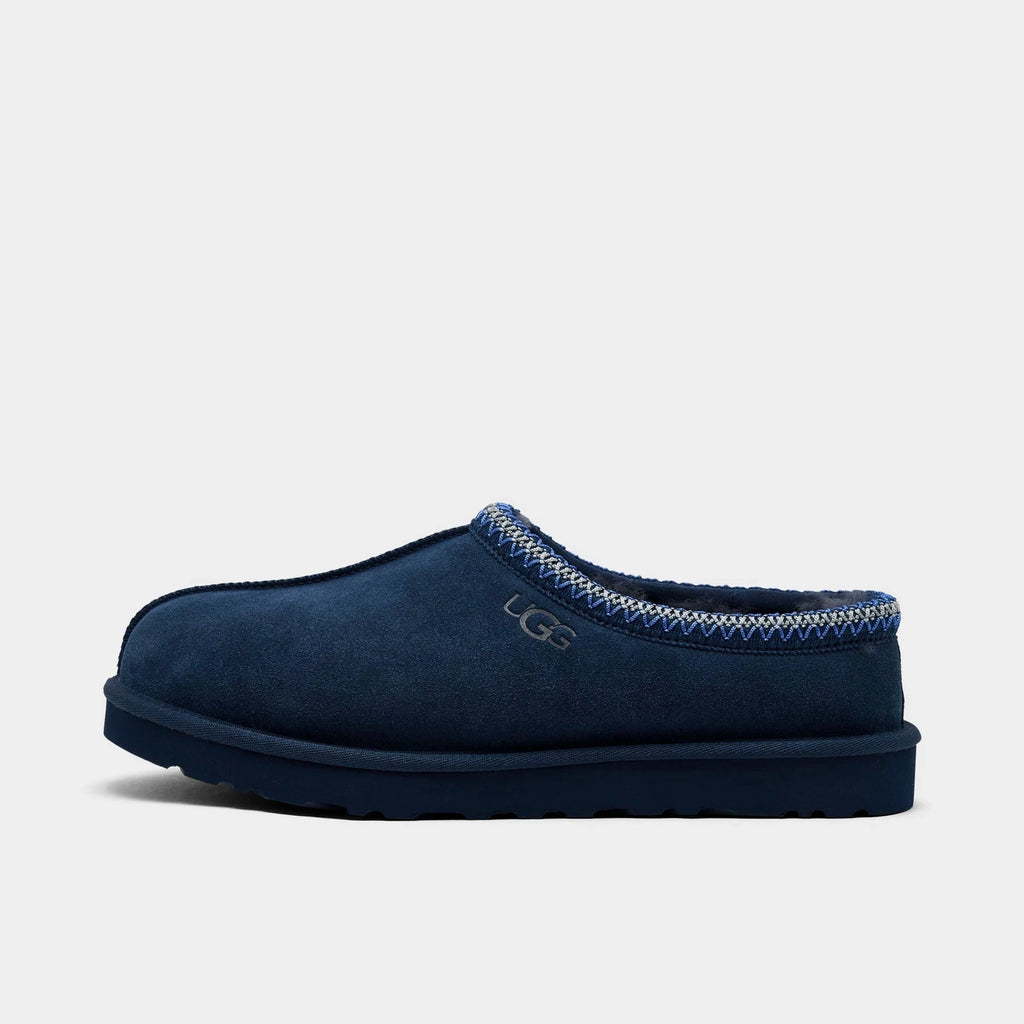Men's Suede Sheepskin Slip-On Slippers