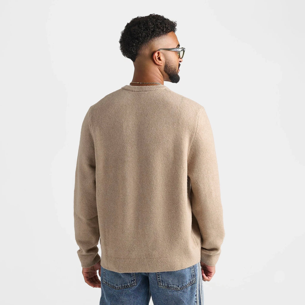 Men's Wool Blend Knit Crewneck Sweater