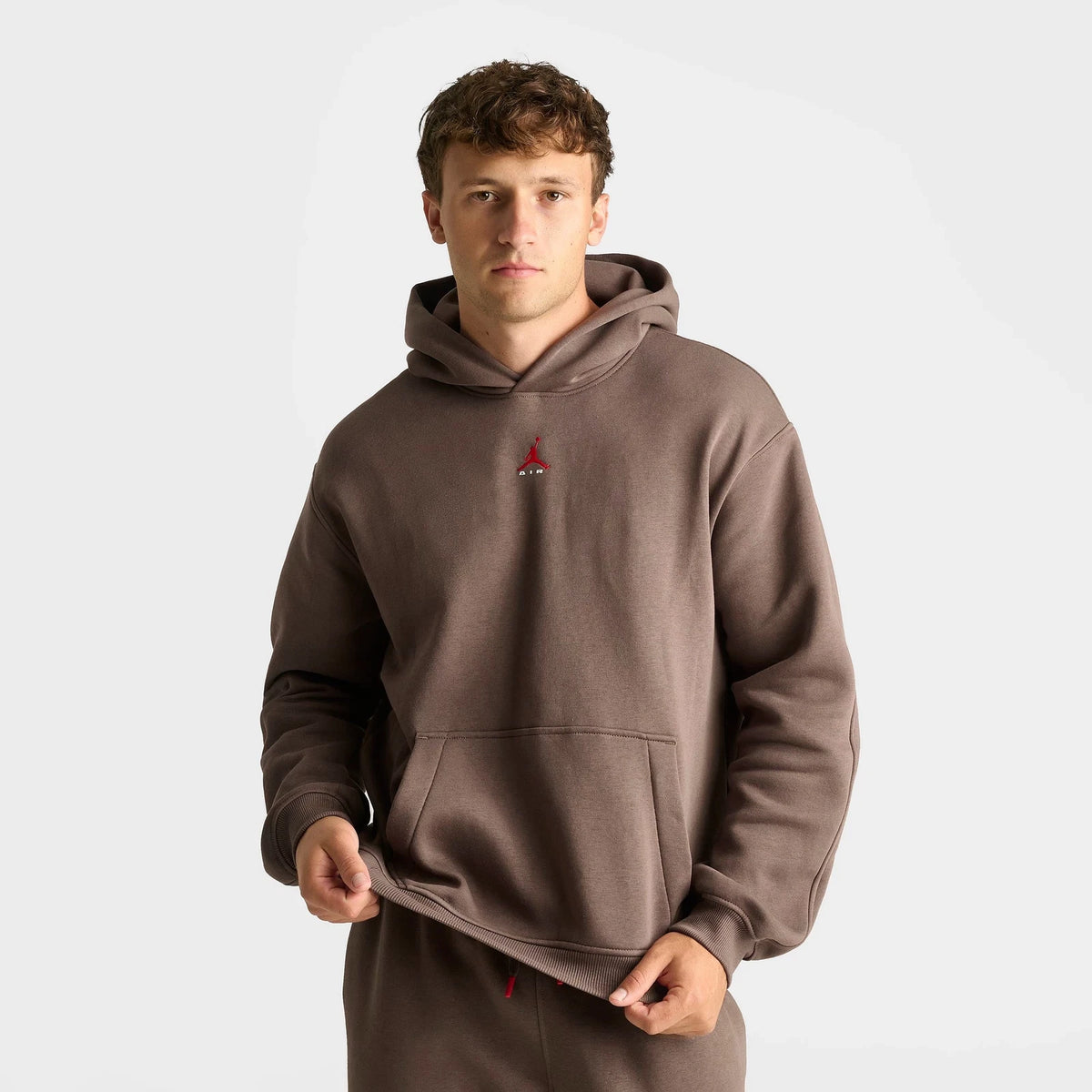 Men's Cotton-Blend Fleece Pullover Hoodie